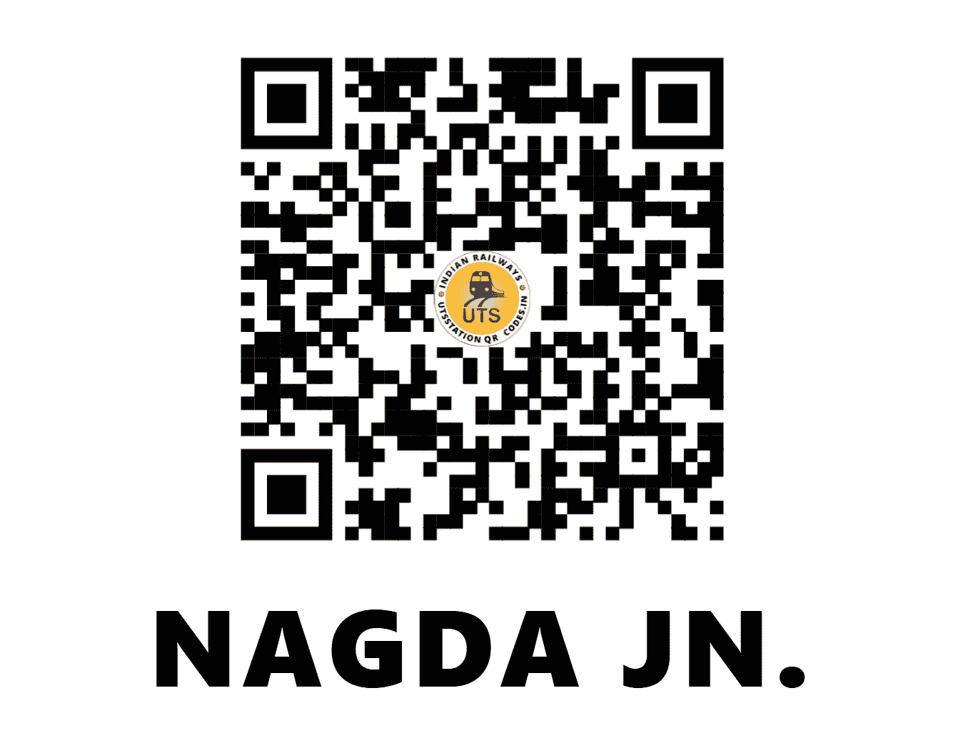 UTS QR Code for NAGDA JN. - NAD - WR (MADHYA PRADESH)